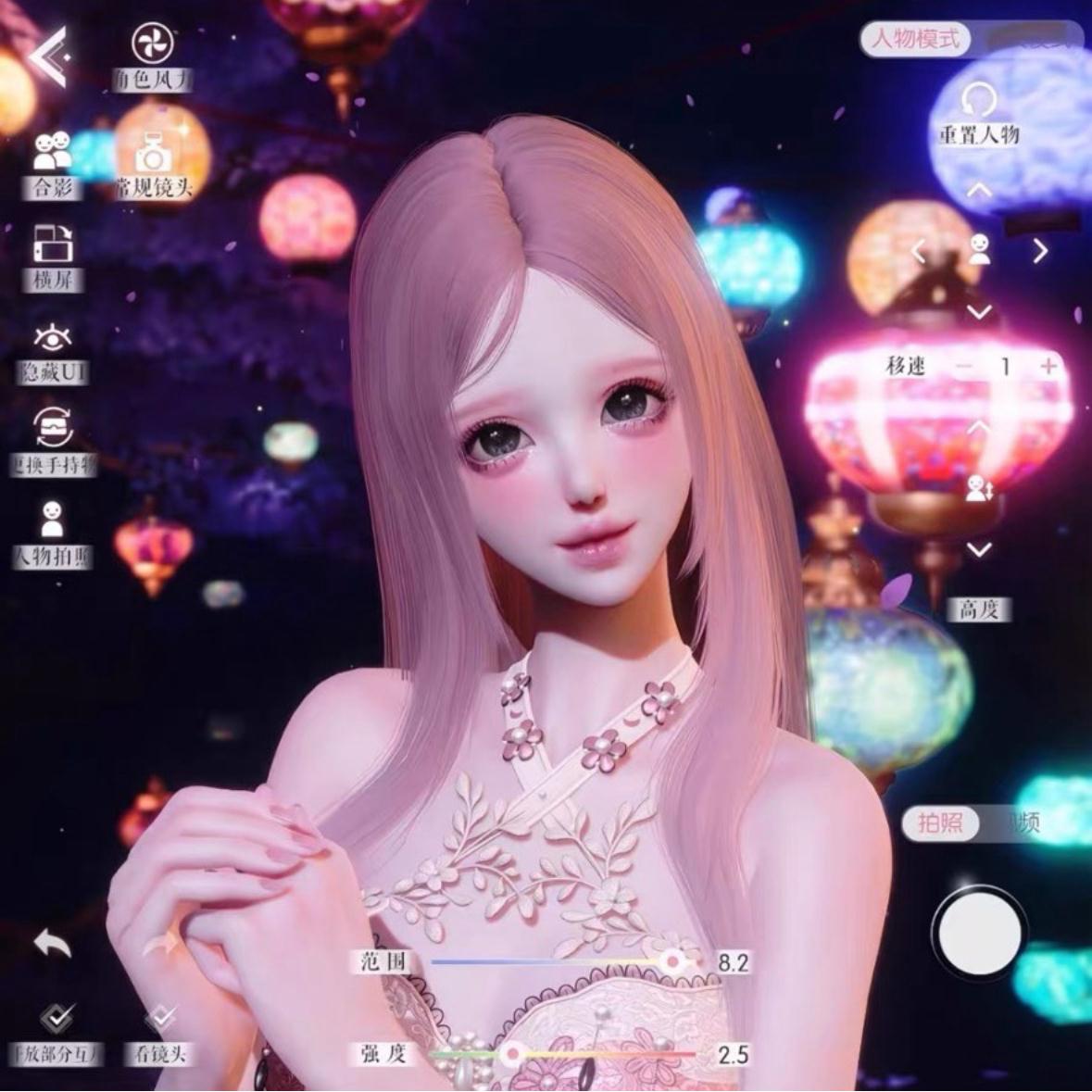 以闪亮之名捏脸女3.0《粉璃》发国服素颜+带妆名称 - 图2