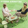 Outdoor camping tables and chairs folding tables and egg rolls tables and picnic equipment supplies chairs set ultra-light and portable