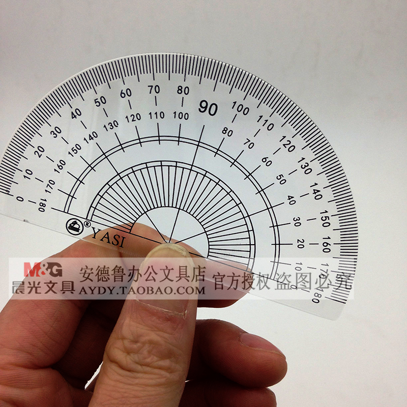 学生迷你小短直尺 12cm 30CM 透明波浪尺子 圆洞直尺 折尺窄边尺 - 图2