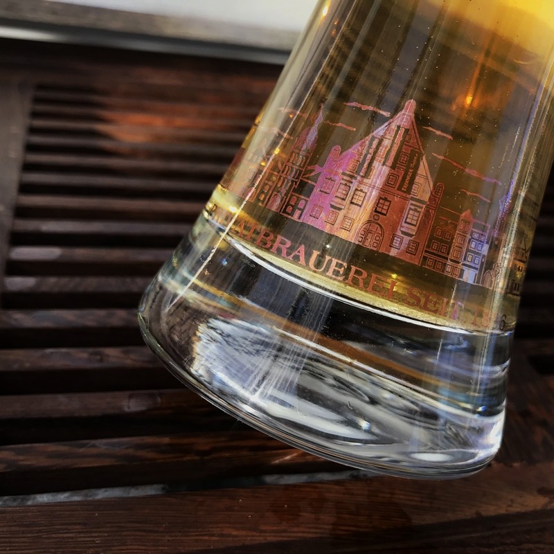 德国进口ERDINGER艾丁格啤酒杯城堡维森艾英格原装杯原厂开瓶器-图1