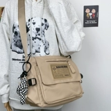 Сумка через плечо подходит для мужчин и женщин, тканевый мешок, ранец, сумка на одно плечо, для средней школы