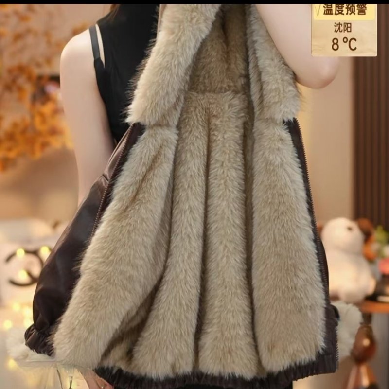 两面穿儿童冬季皮衣外套加绒加厚2026新款女童洋气夹克棉服上衣,淘宝优惠券,粉丝福利购,淘宝优惠卷