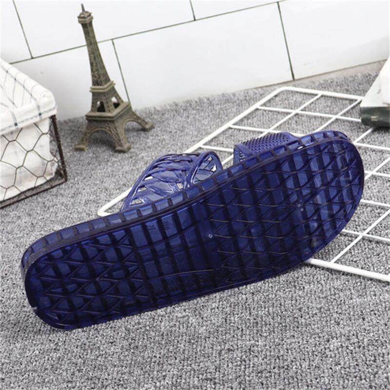 水晶牛筋老式拖鞋浴室洗澡男凉鞋塑料生胶牛津耐磨居家防臭牛筋底,淘宝优惠券,粉丝福利购,淘宝优惠卷