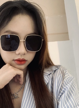韩版墨镜女2024年新款高级显瘦男