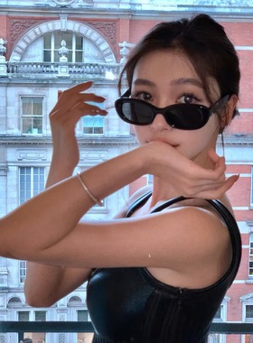 网红骑行猫眼墨镜女2024年新款