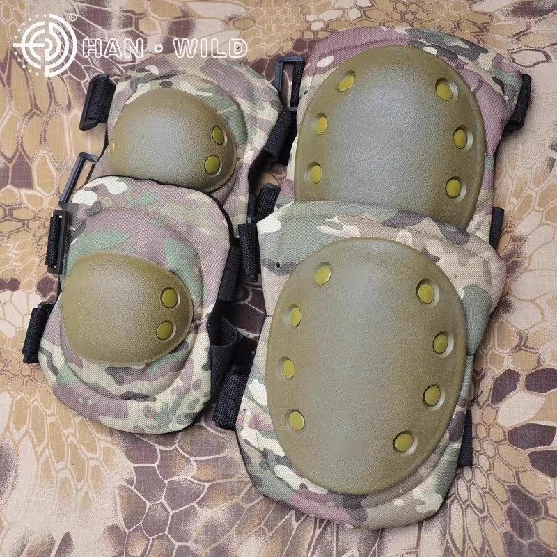 户外特种兵战术护具训练登山攀岩黑鹰护膝护肘防护套装野战CS装备,淘宝优惠券,粉丝福利购,淘宝优惠卷