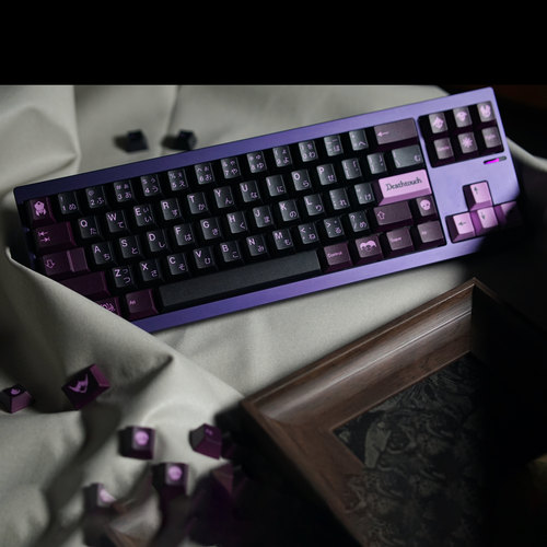 日当午GMK Black Lotus 黑莲主题键帽热升华复古原厂客制化大全套 - 图2