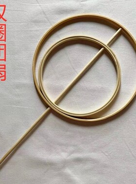 空白扇架团扇骨架古风扇框