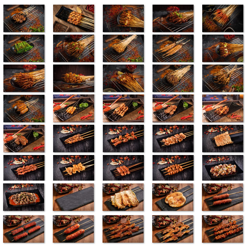 烧烤菜品图片把把串炸串烤串小串照片饿了么美团外卖高清美食素材,淘宝优惠券,粉丝福利购,淘宝优惠卷