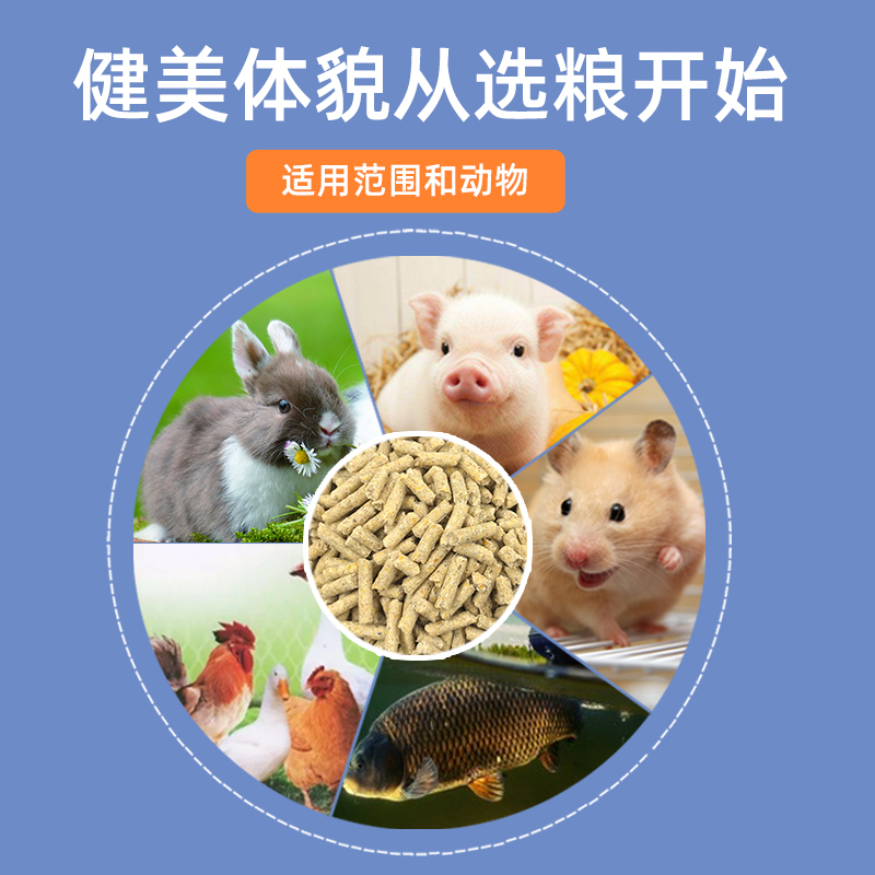 小猪饲料小香猪乳猪配合开口料教槽料芦丁鸡颗粒钓鱼打窝小狗宠物 - 图2