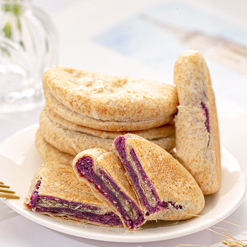 全麦紫薯芋泥饼粗粮早餐营养小吃孕妇孕期零食食品面包整箱绿豆糕,淘宝优惠券,粉丝福利购,淘宝优惠卷