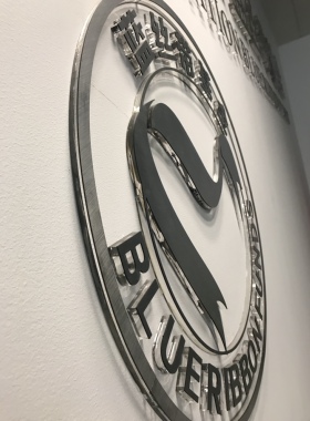 亚克力汉字logo订做定制立体墙贴