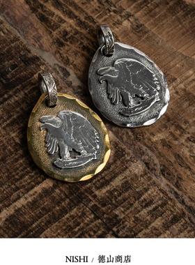 NISHI HALF DOLLAR 古董银币再制 武骨感 手作吊坠 BASIC PENDANT