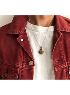 联名限定银质怀表银项链