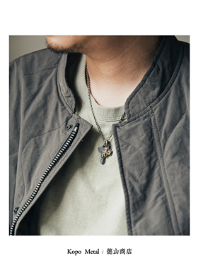 手工银质百搭吊坠KOPOMETAL