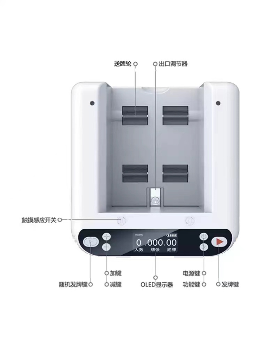 智能发牌机扑克牌全自动发牌器掼蛋斗地主德州棋牌室洗牌发牌一体 - 图2