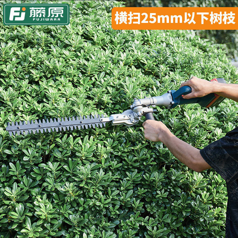 藤原36v电动绿篱机工业级修枝机大功率绿化工具篱笆充电式绿篱剪,淘宝优惠券,粉丝福利购,淘宝优惠卷