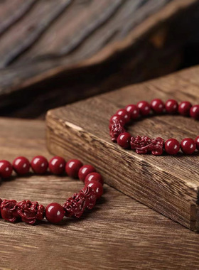 2026年新款黑色串珠手镯手链套装女生复古禅意情侣闺蜜手串手饰品