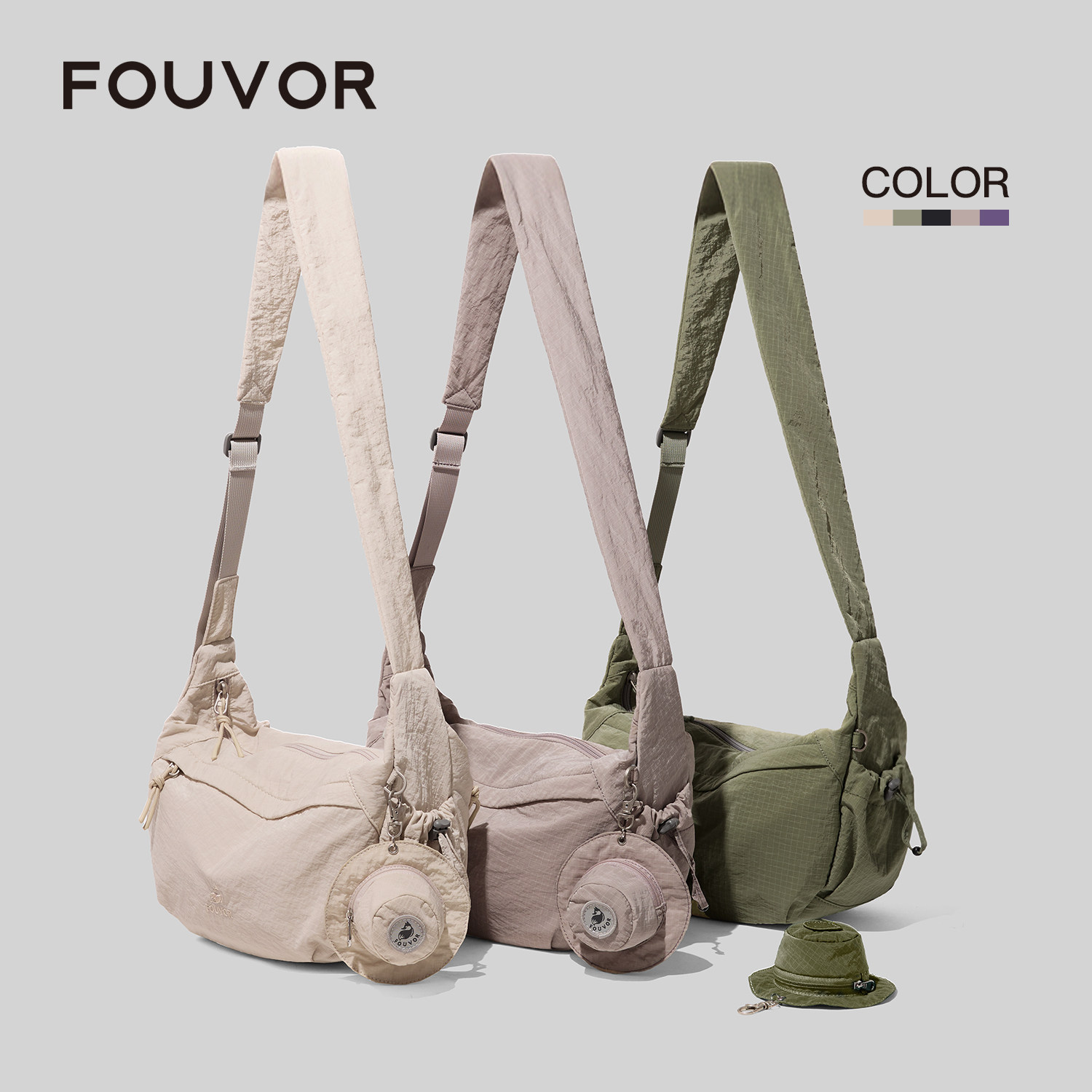 Fouvor2026 new canvas sports large capacity bag