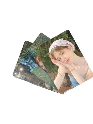 送卡册卡膜鞠婧祎镭射小卡全套官方正版周边专辑自印白鹿LOMO卡 - 图3