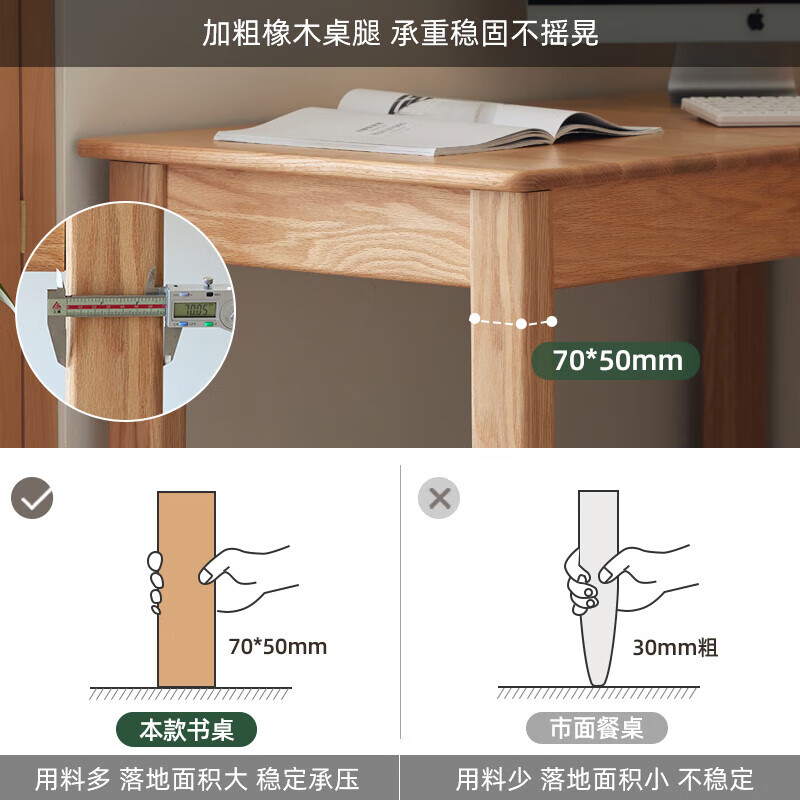 转角电脑桌洞洞板卧室家用台式家用拐角学生实木书桌书架一体桌子 - 图1