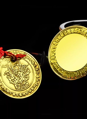 纯黄铜准提镜全铜镜八卦镜菩提镜龙凤镜准提镜镜大门铜镜子