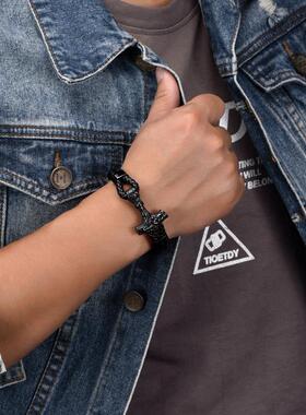 雷神之锤欧美新品热卖首饰牛皮绳