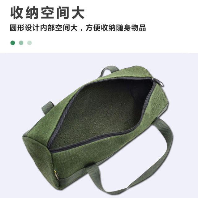 Toolkit Thickened Canvas Multifunctional Handbag Strong Wear-resistant Electrician Auto Repair Hardware Storage Bag