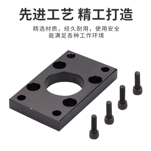 亚德客SC气缸法兰板F-SC32/40/50/63/80/100/125/160/200/250FA - 图0
