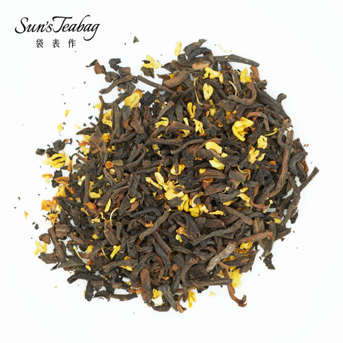 新茶鲜桂花普洱茶手工窨制花茶香气自然浓郁袋表作高端袋泡茶顺丰 - 图1