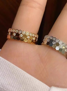 OMG！闭眼入出柜无压力蜂巢戒指