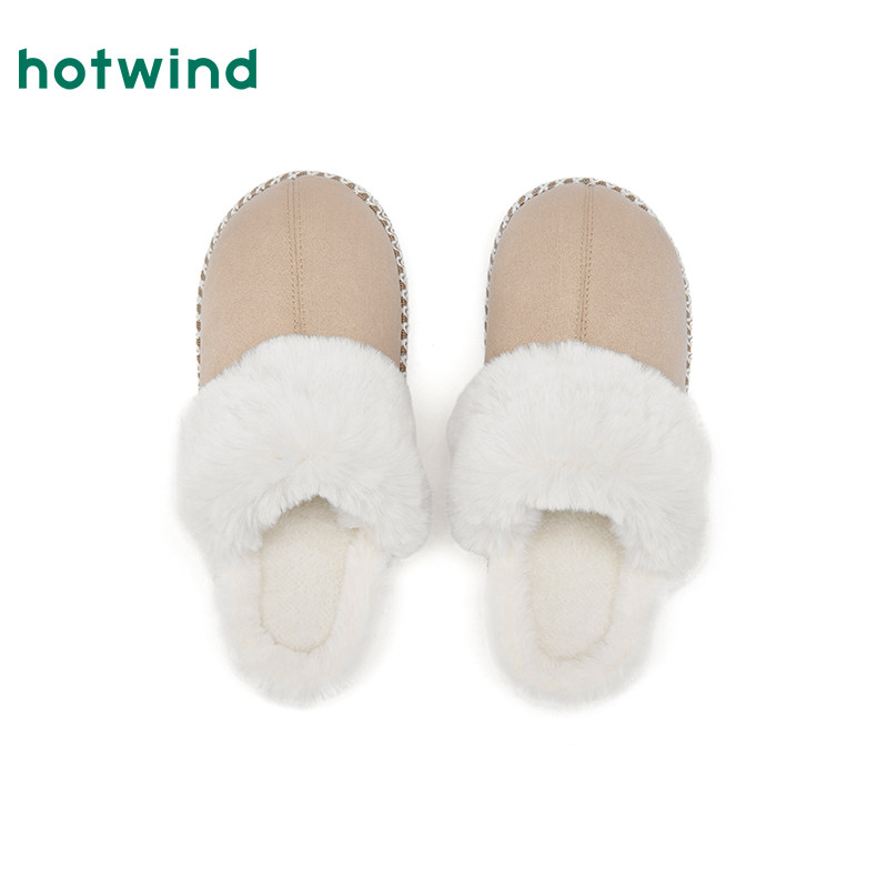 热风加绒毛毛鞋女2025年冬季新款简约休闲家居拖百搭包头拖鞋女鞋,淘宝优惠券,粉丝福利购,淘宝优惠卷