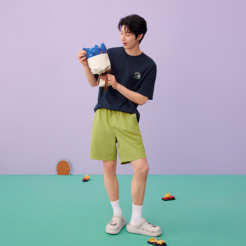 【商场同款】热风2026年夏季新款男士基础沙滩裤 - 图2