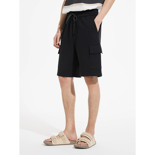 热风 Летние дорожные спортивные штаны, шорты, 2025 года, свободный прямой крой