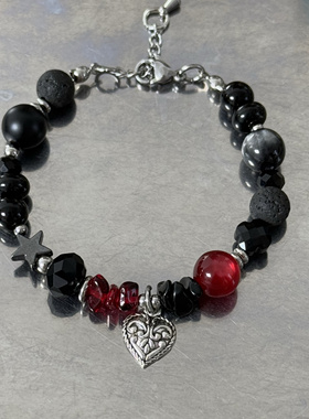 TOP&GD【不要回家】专辑周边印象手工创意手链黑星星手链原创设计