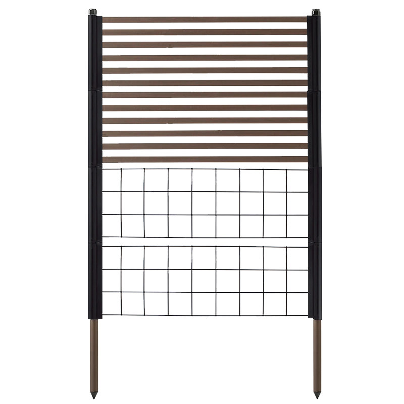 网格爬藤架栅栏花架风车茉莉户外攀爬围栏花支架隔断植物篱笆藤架 - 图3