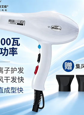 艾信吹风机8058大功率发廊专用负离子发型师理发店大风力家用风筒
