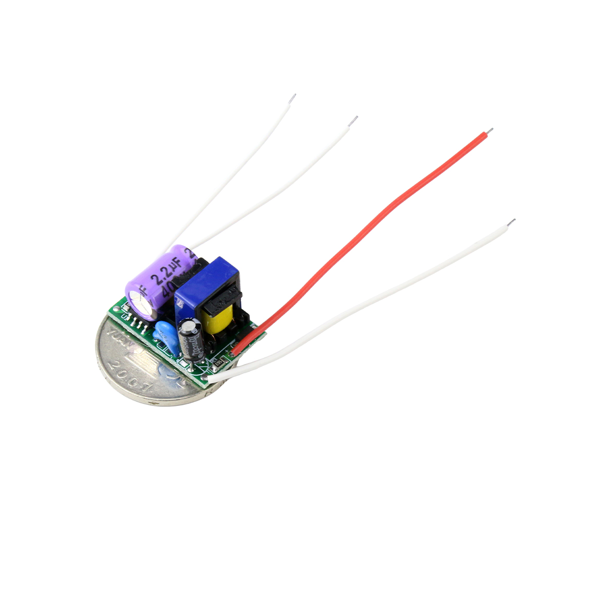 LED吸顶面板天花射灯筒灯珠恒流驱动板1W-60W隔离电源控制器模块 - 图2