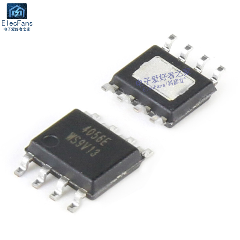 (5个)TP4056贴片SOP-8线性锂电池充电器1A电源IC芯片 兼容TC4056A - 图0