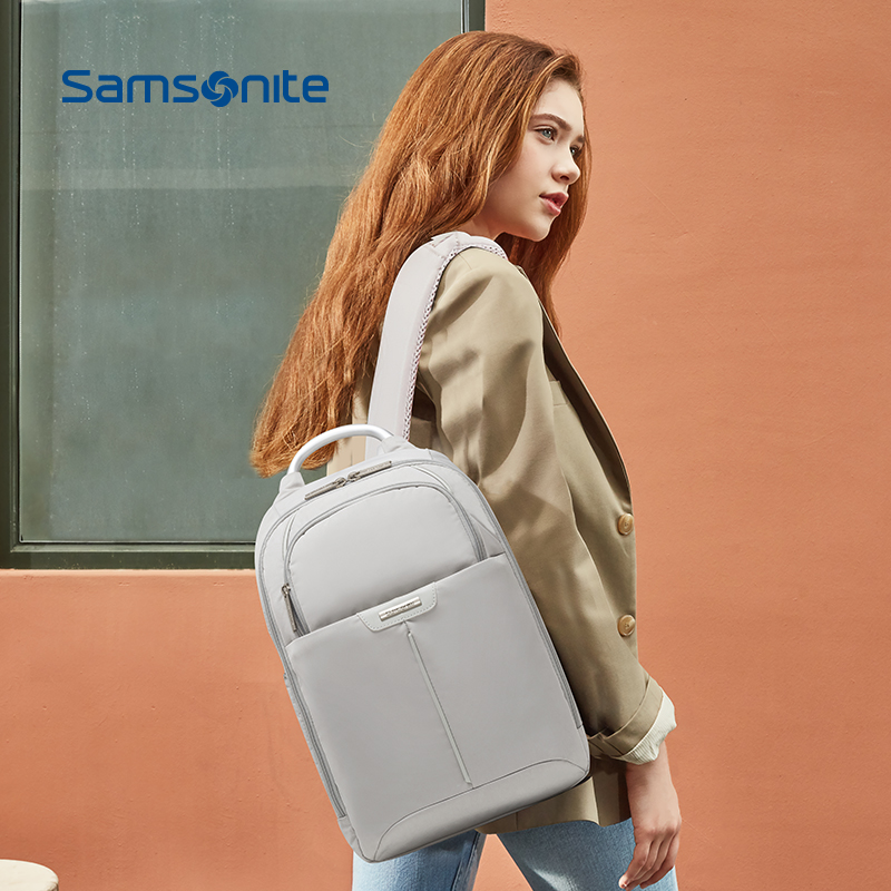 Samsonite/新秀麗雙肩包女小包 13寸商務電腦包男書包旅行揹包BP2