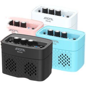 Anoma Guitar Speaker AG-05 Mini Bluetooth Speaker Charging and Portable Distorted Dolk Song Singing