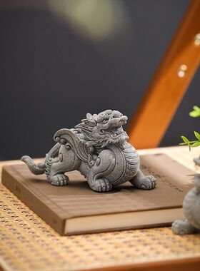 创意招财貔貅摆件一对镇宅办公室客厅桌面小家居装饰品送朋友礼物