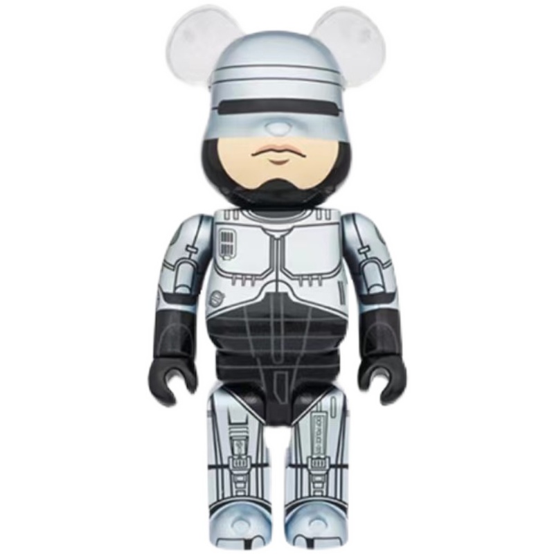 Bearbrick BE@RBRICK机械战警铁甲威龙 Robocop 100%+400%-图1