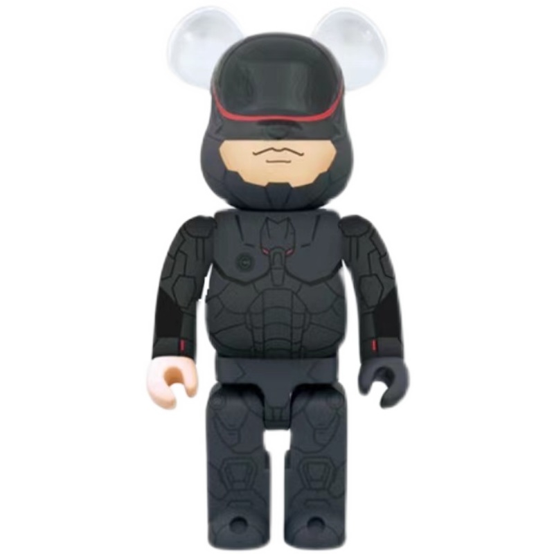 Bearbrick BE@RBRICK 铁甲威龙 Robocop 400% 稀有款 - 图1