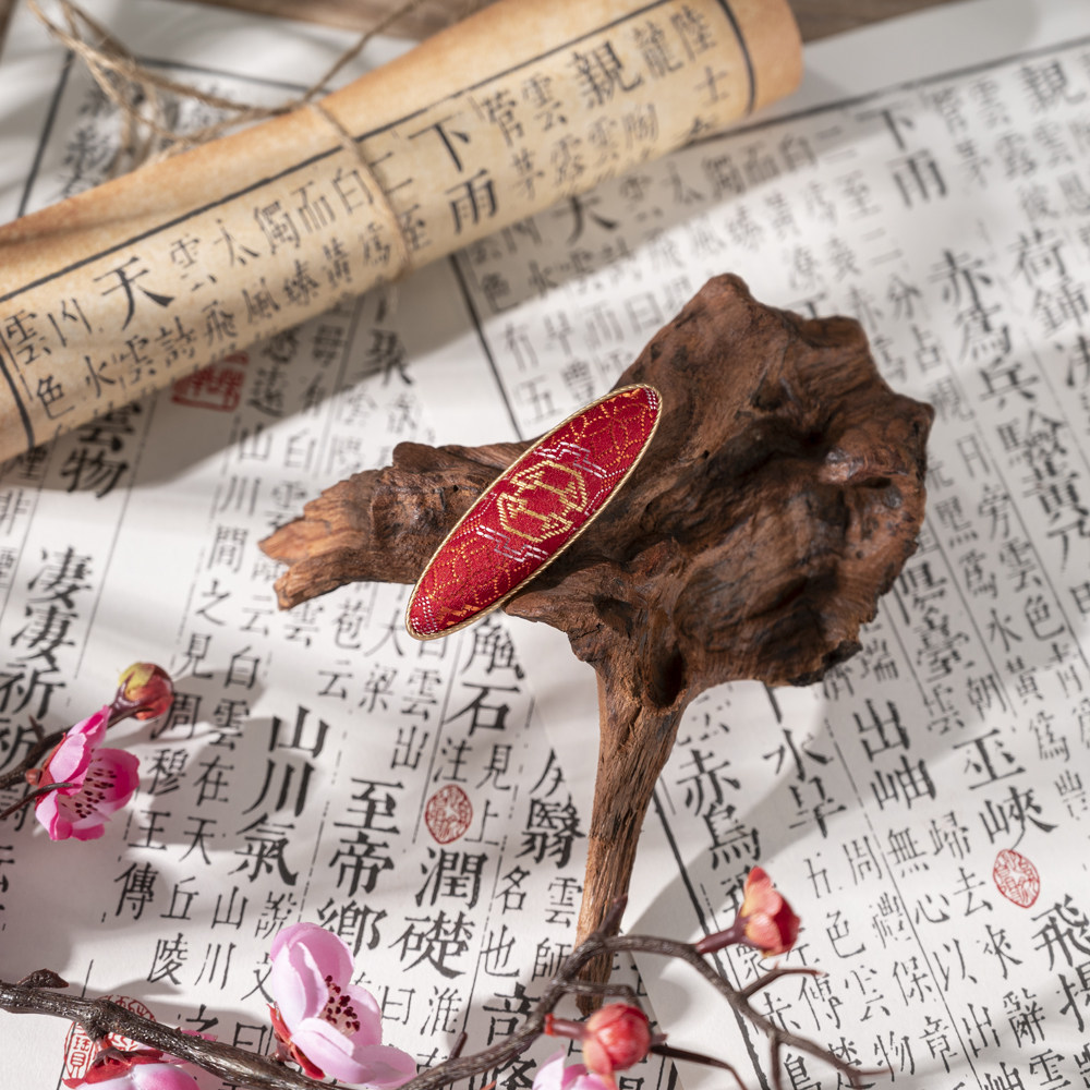 广西壮锦特色手工发夹文旅特色小礼品手工发饰发卡,淘宝优惠券,粉丝福利购,淘宝优惠卷