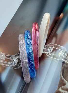 透明手镯亚克力ins小众