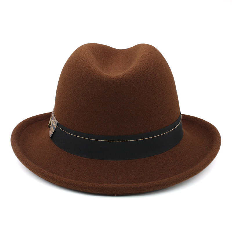 春秋冬季男女保暖卷边毛呢小礼帽欧美英伦经典复古翘檐爵士帽子,淘宝优惠券,粉丝福利购,淘宝优惠卷