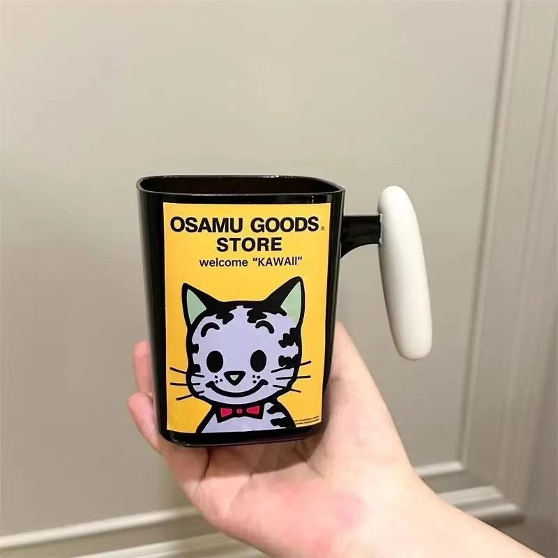 可爱漱口杯原田治塑料手把家用牙刷杯情侣高颜值宿舍洗漱水杯ins,淘宝优惠券,粉丝福利购,淘宝优惠卷