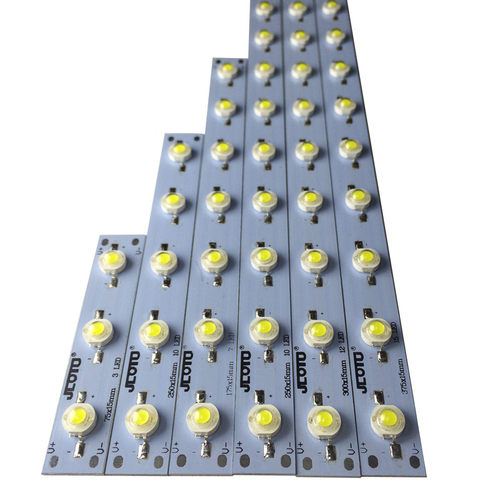 大功率led灯珠高亮长条方形铝基板3瓦5/7/10/12/15W照明灯DIY光源 - 图1