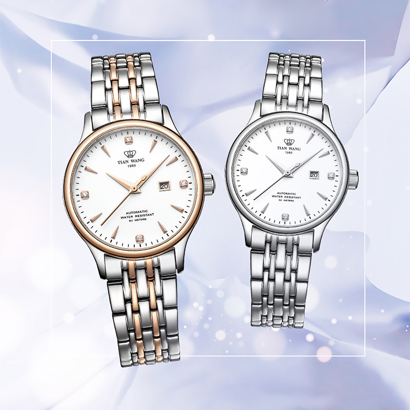气质女士自动经典时尚送女友天王表 天王壹寸金国产腕表